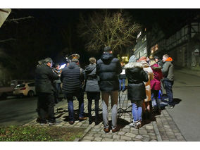 Stadtkapelle Naumburg spielt weihnachtliche Lieder (© Karl-Franz Thiede)